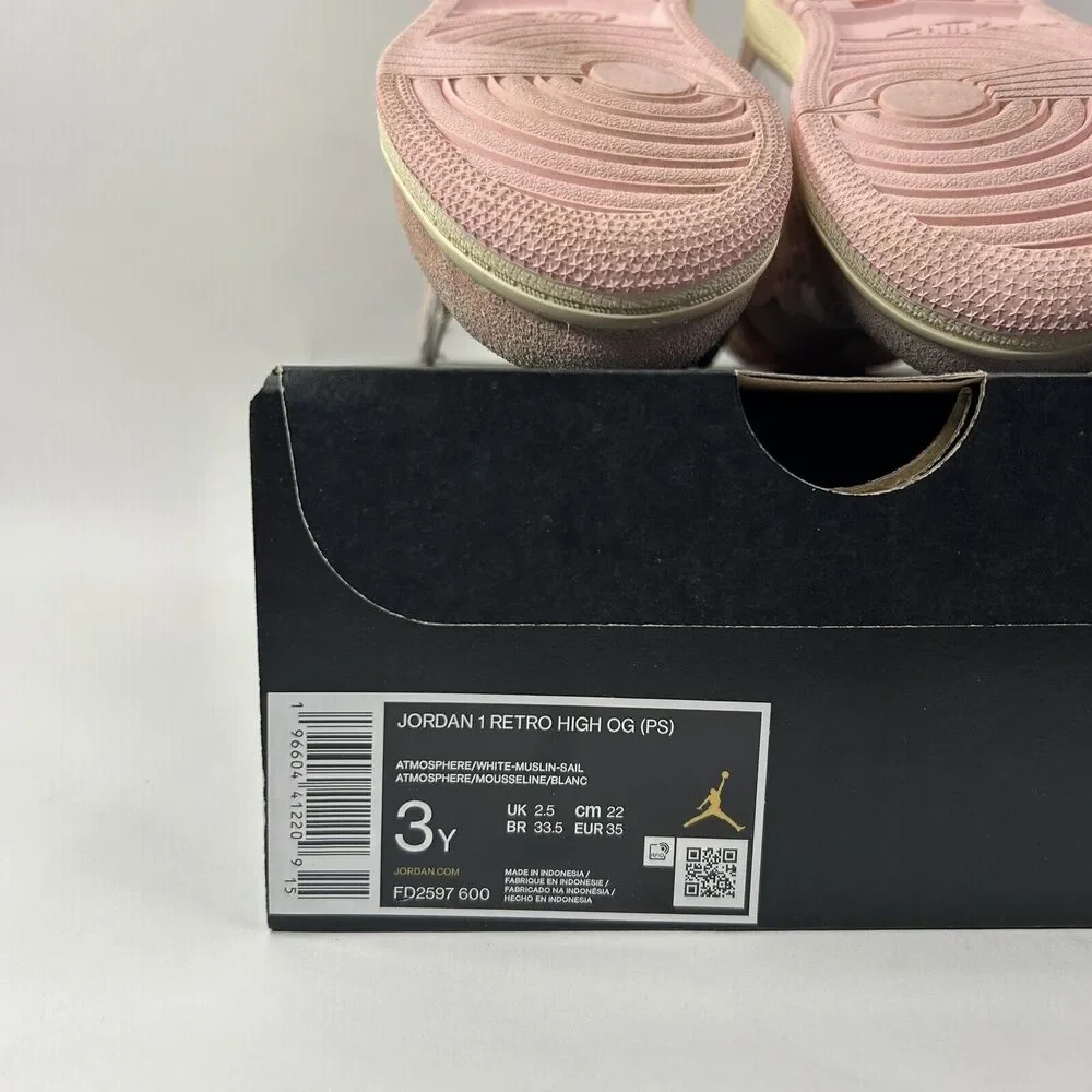 Nike Shoes Air Jordan Air Jordan 1 Retro High OG PS “Washed Pink” 2024 - Picture 8 of 9